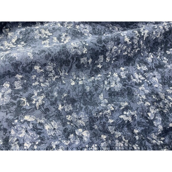 Calvin Klein Jeans Button Up Shirt Mens Size 2XL XXL Blue Floral Long Sleeve - Picture 11 of 16